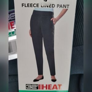 32 Degrees Heat Fleece Lined Women's Pants Size XL